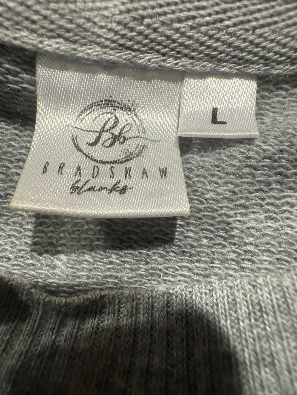 Bradshaw Blanks Light Gray Sweatshirt - Youth L
